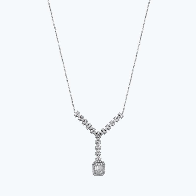 Pırlanta Baget Kolye