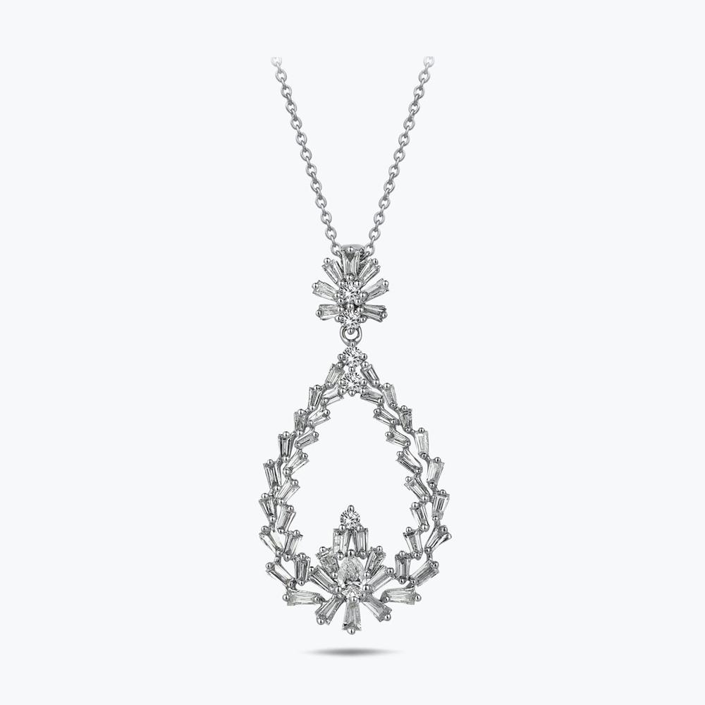 Pırlanta Baget Kolye