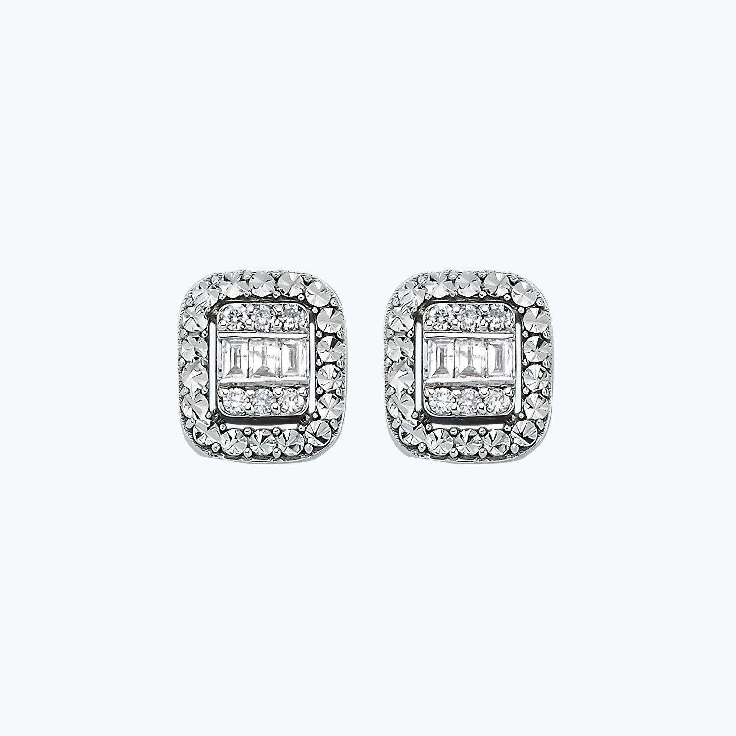 Pırlanta Baget Küpe