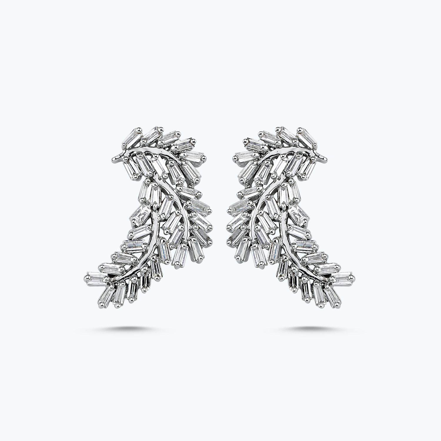 Pırlanta Baget Küpe