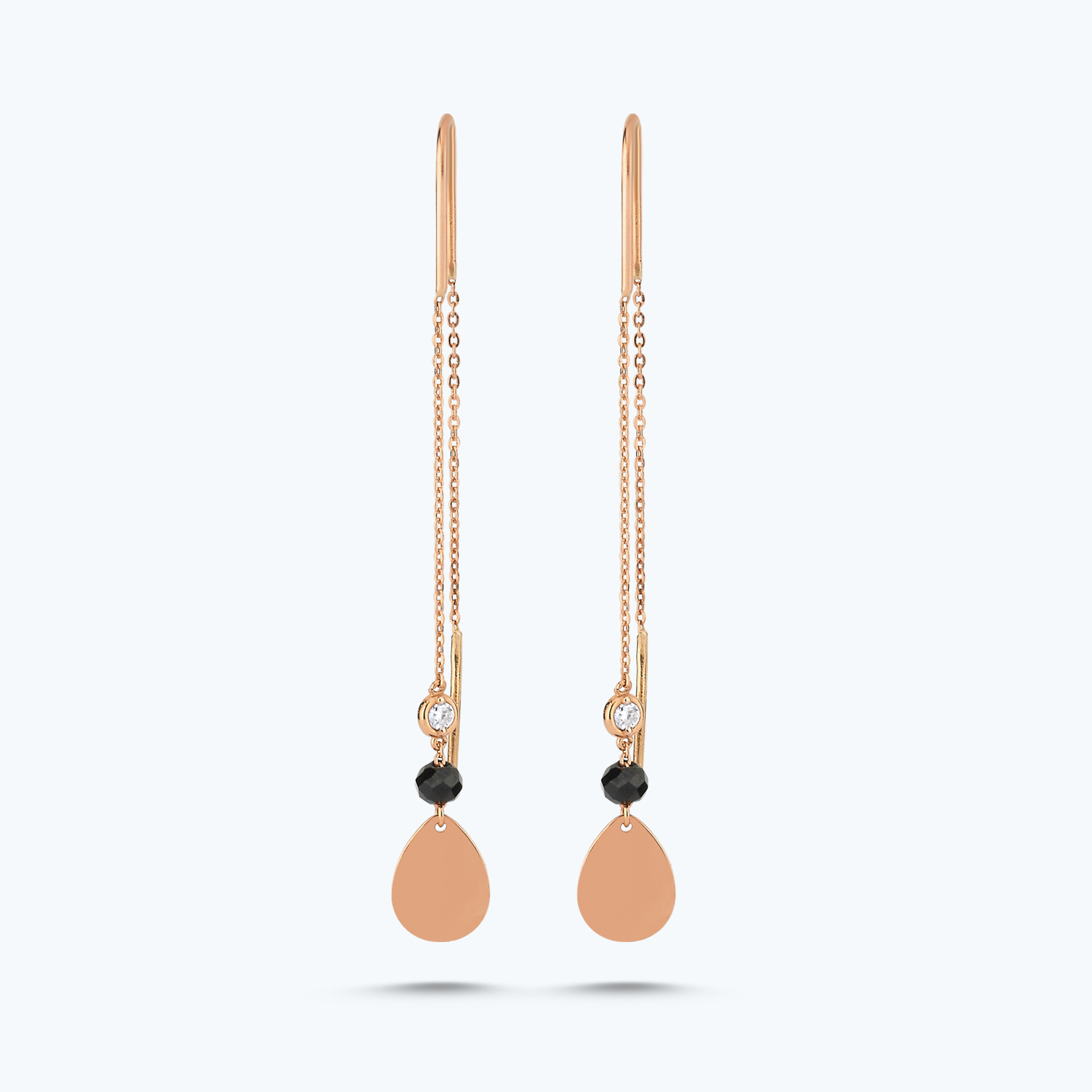 Pırlanta Spinel Taşlı Küpe