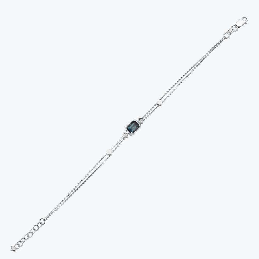 Pırlanta London Blue Topaz Bileklik