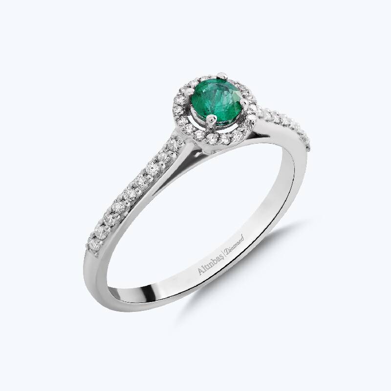 Pırlanta Zümrüt Yüzük