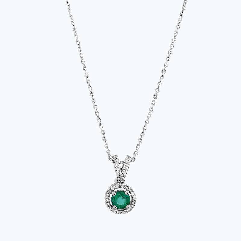 Pırlanta Zümrüt Kolye