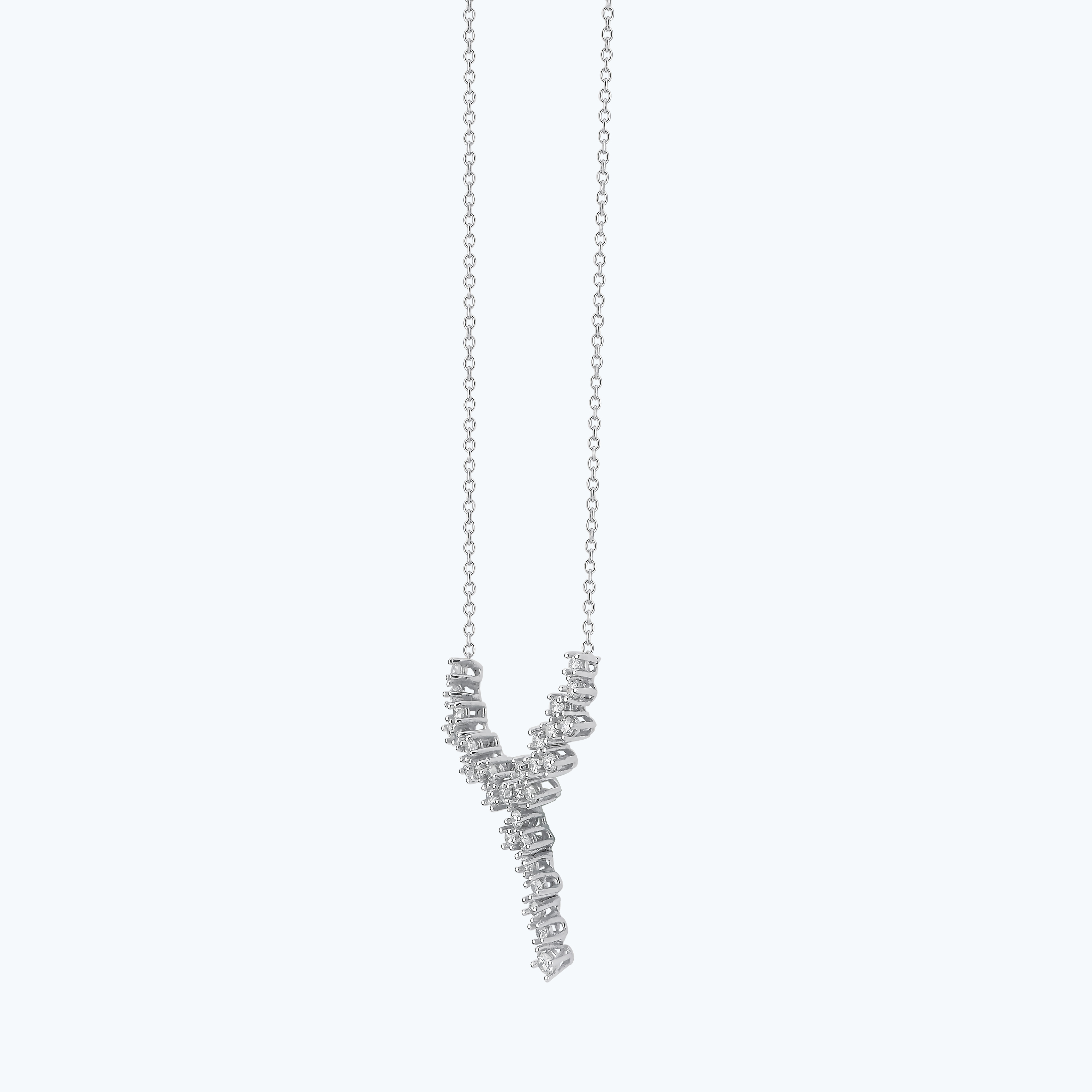 0.80 Karat Pırlanta Sallantılı Kolye