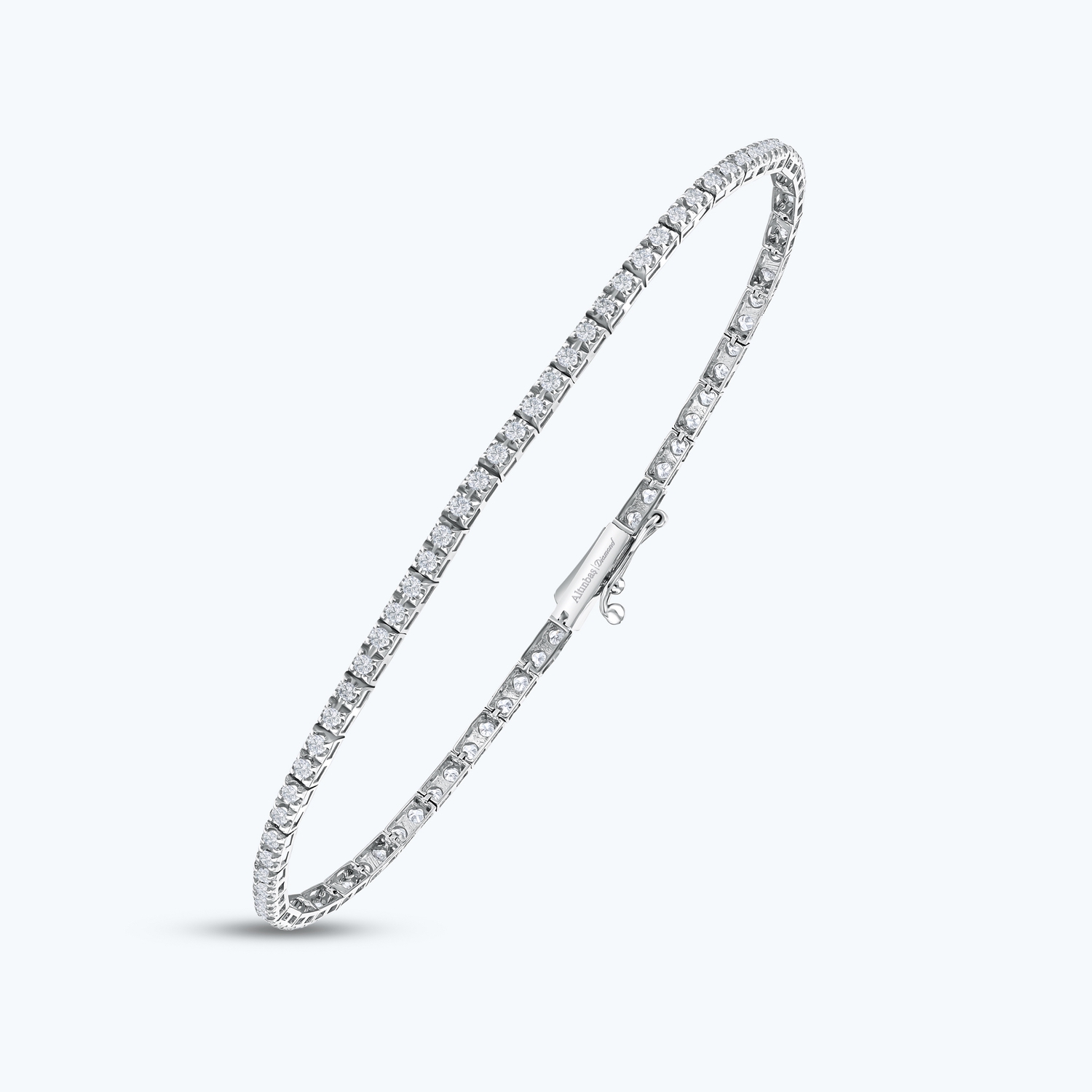 0.50 Karat Pırlanta Su Yolu Bileklik