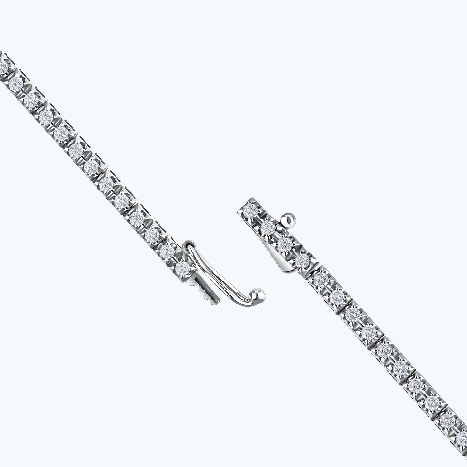 0.50 Karat Pırlanta Su Yolu Bileklik