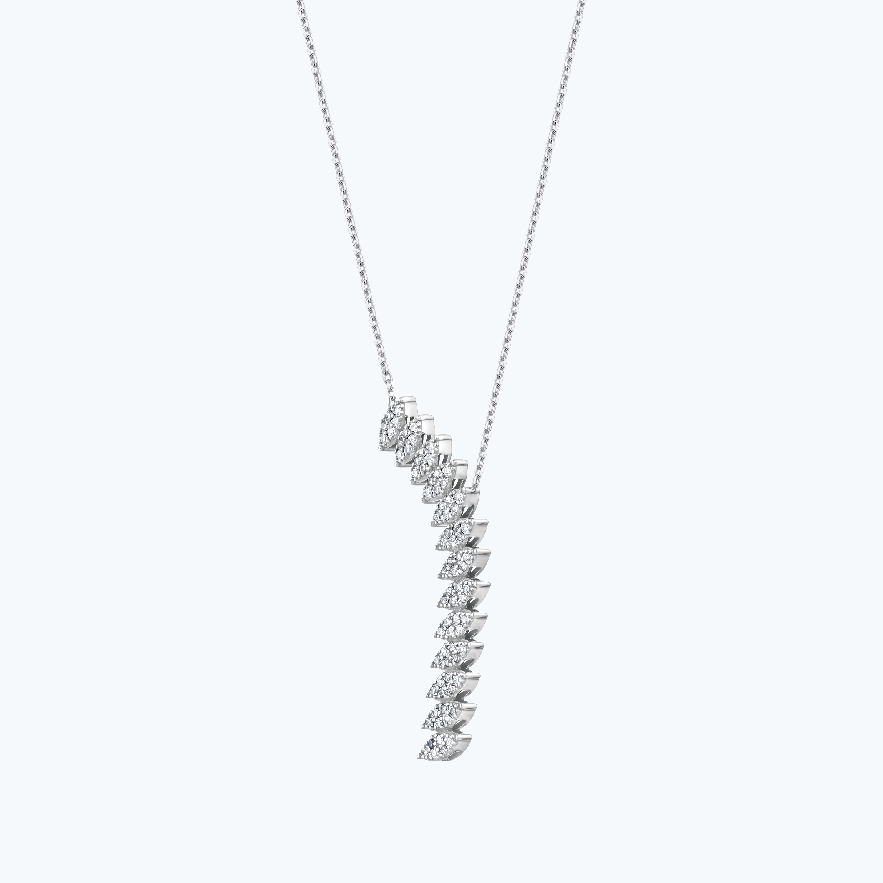 0.34 Karat Pırlanta Sallantılı Kolye
