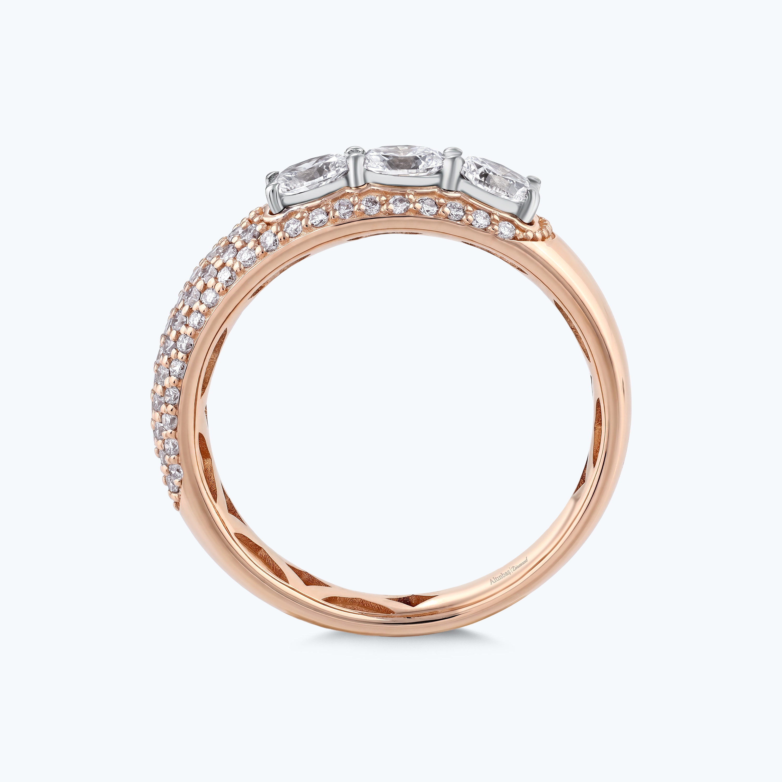 0.75 Karat Pırlanta Oval Yüzük