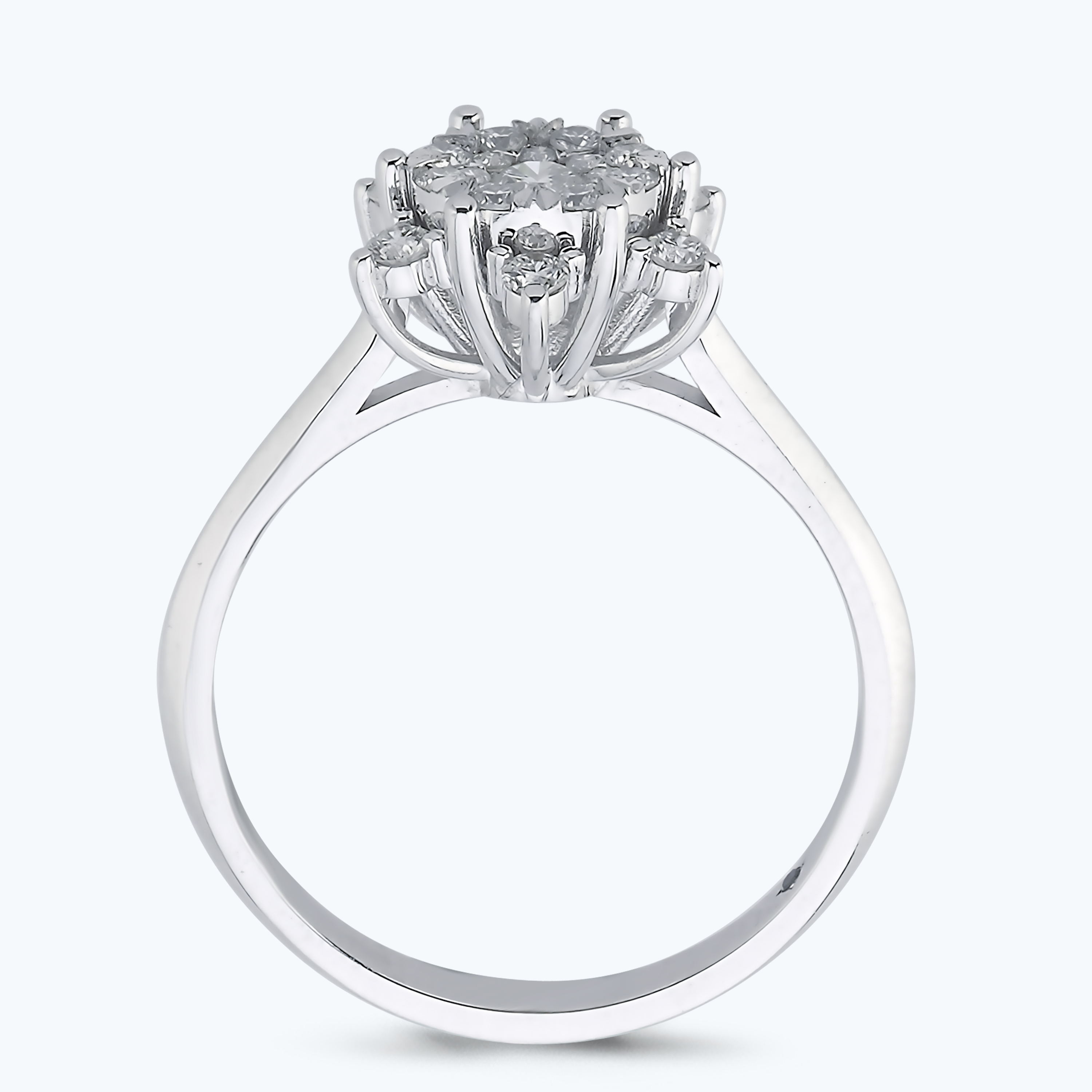 0.32 Karat Pırlanta Lotus Çiçeği Yüzük