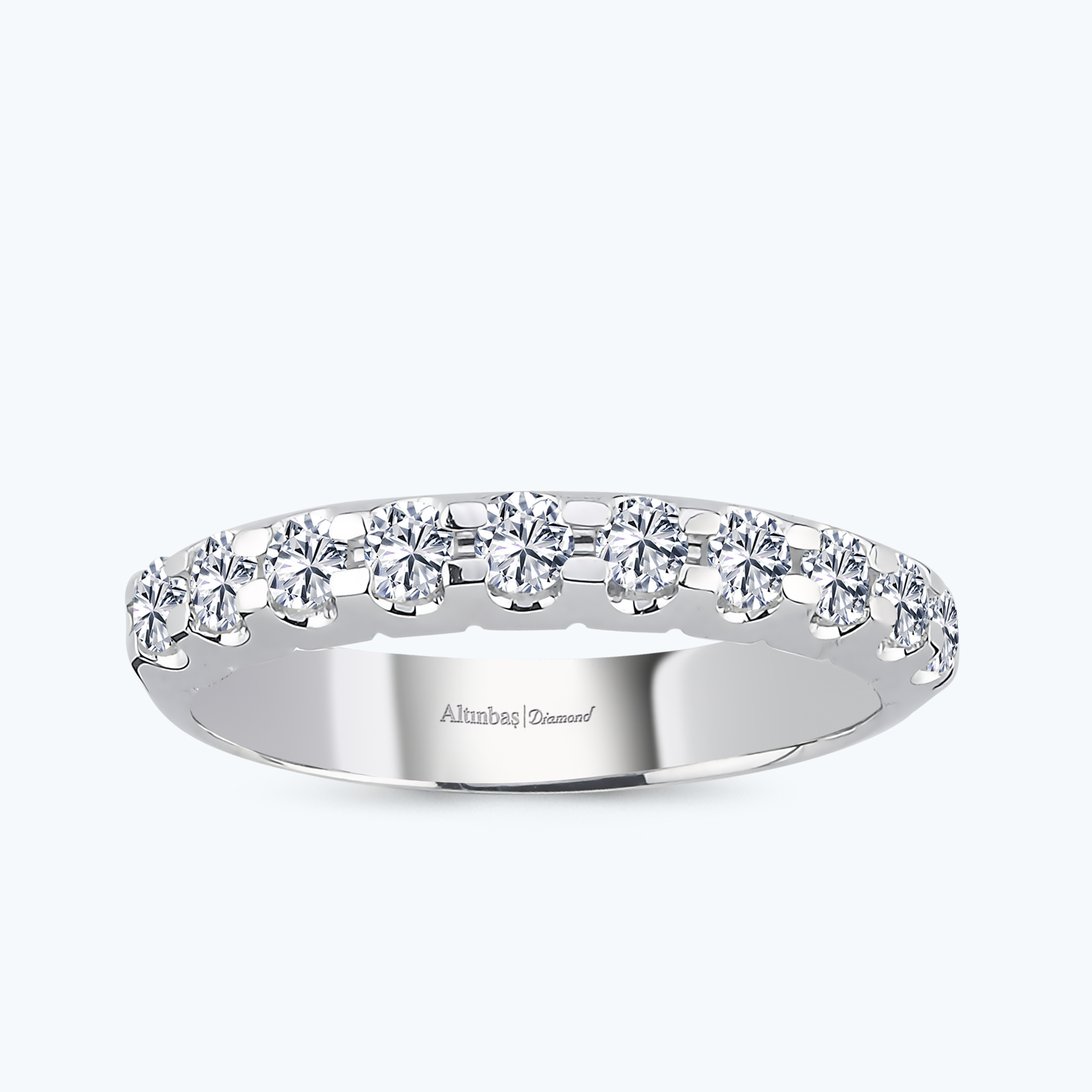 0.38 Karat Pırlanta Yarımtur Yüzük