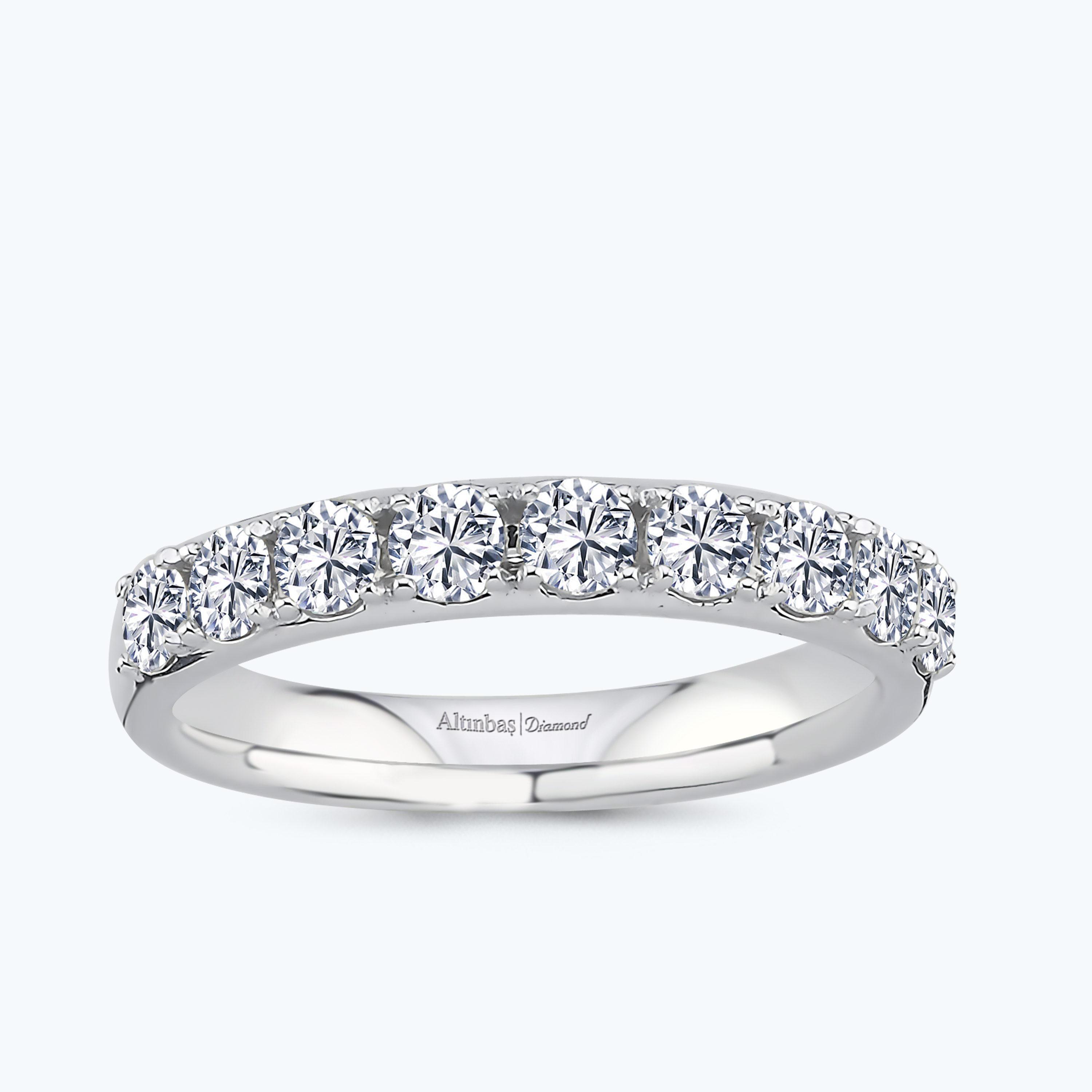 0.15 Karat Pırlanta Yarımtur Yüzük