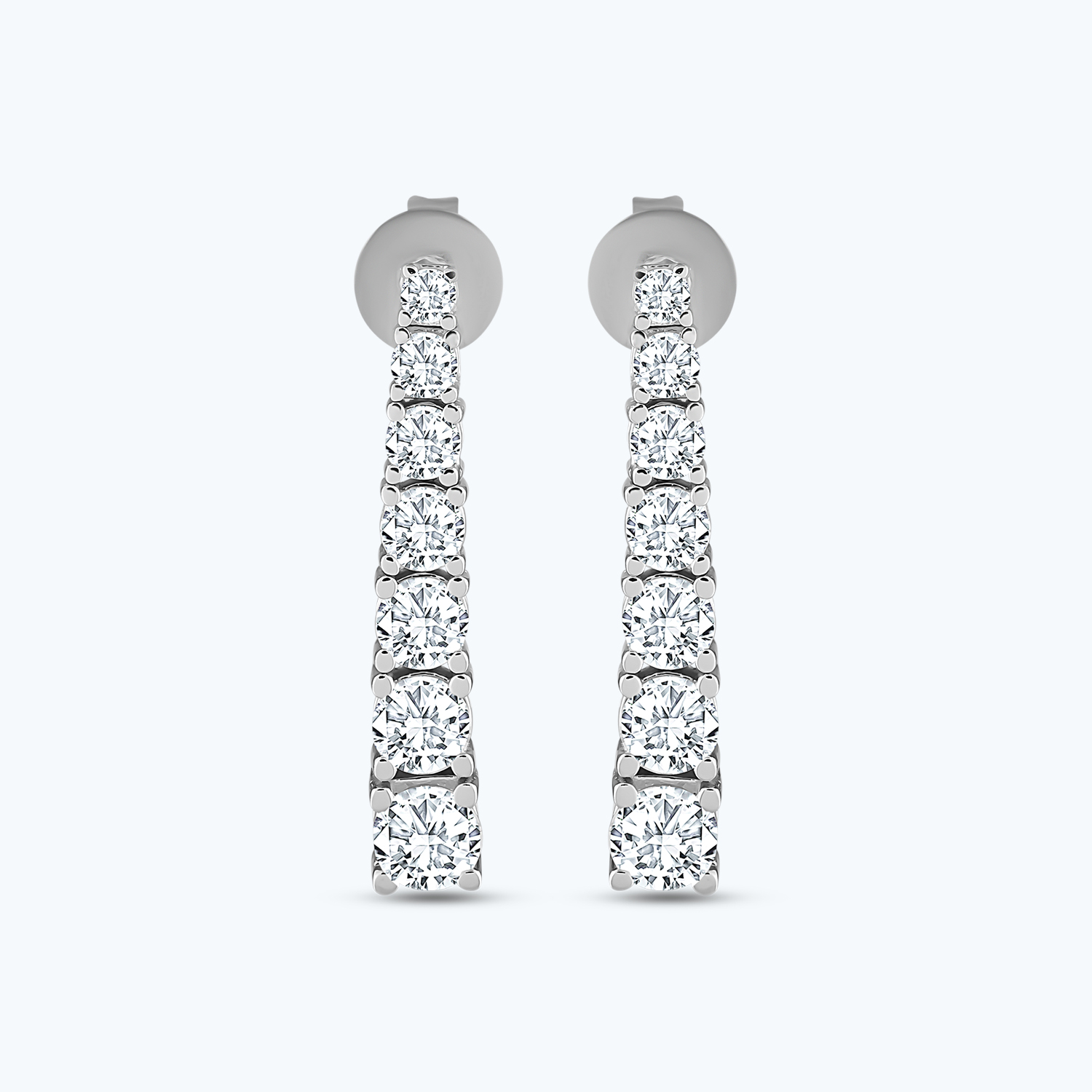 Pırlanta Su Yolu Küpe