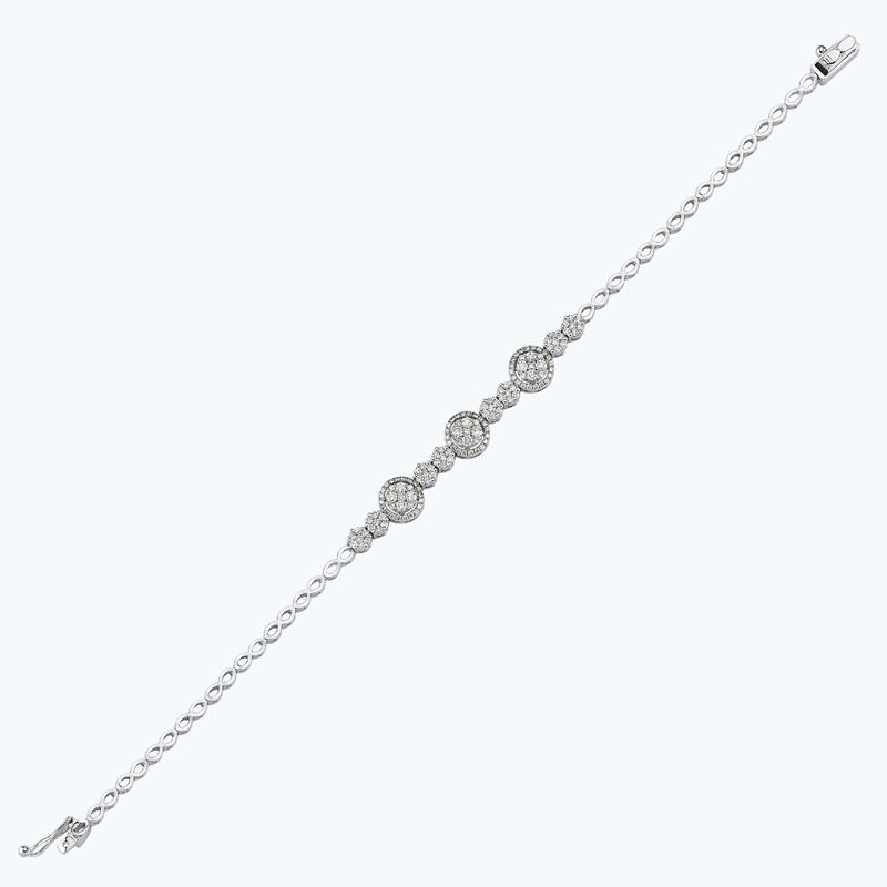 Pırlanta Yuvarlak Bileklik