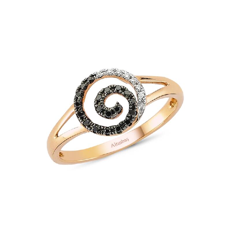 Siyah Pırlanta Yüzük