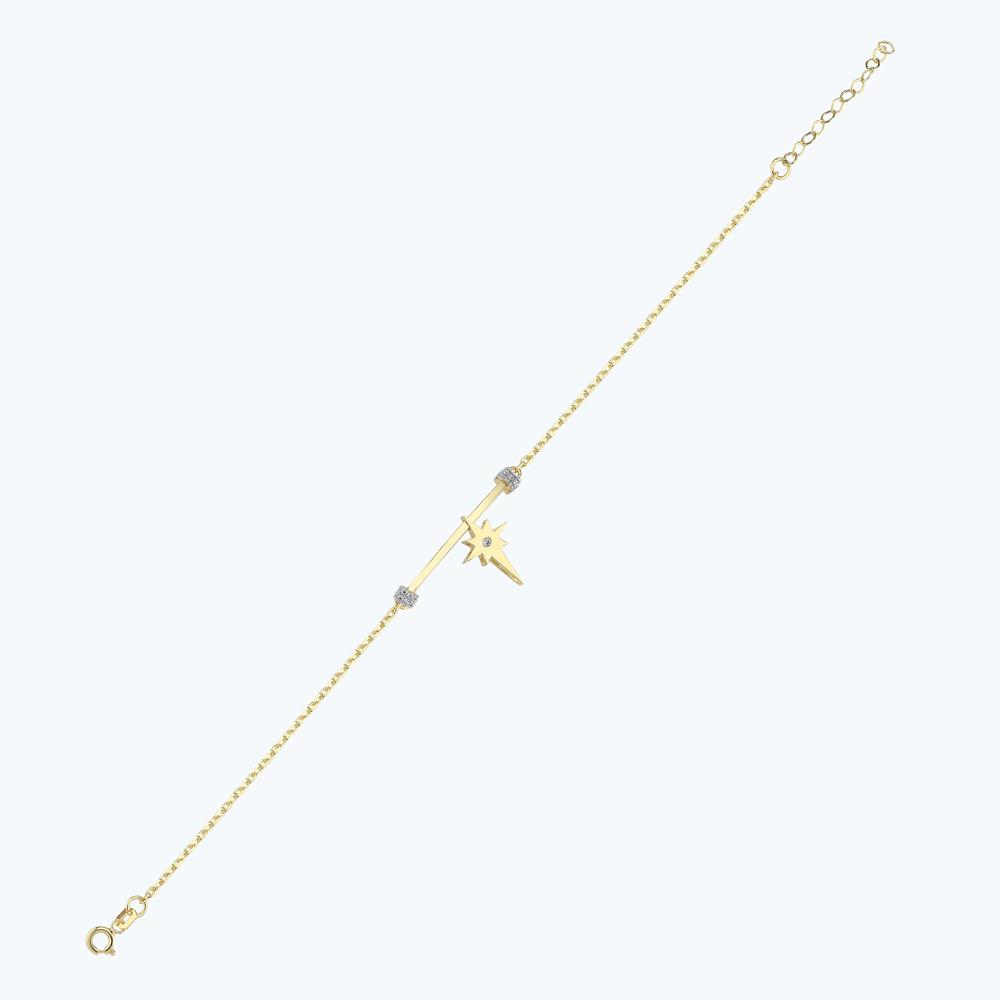 Altın Kutup Yıldızı Bileklik