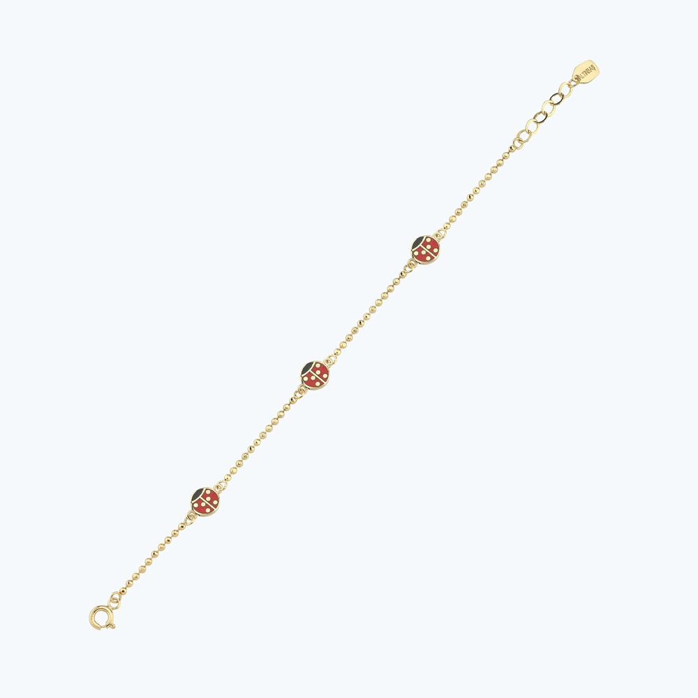 Altın Çocuk Uğur Böceği Bileklik