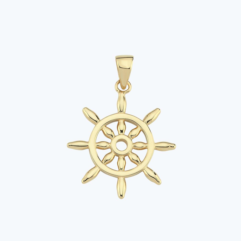 Altın Dümen Kolye Ucu