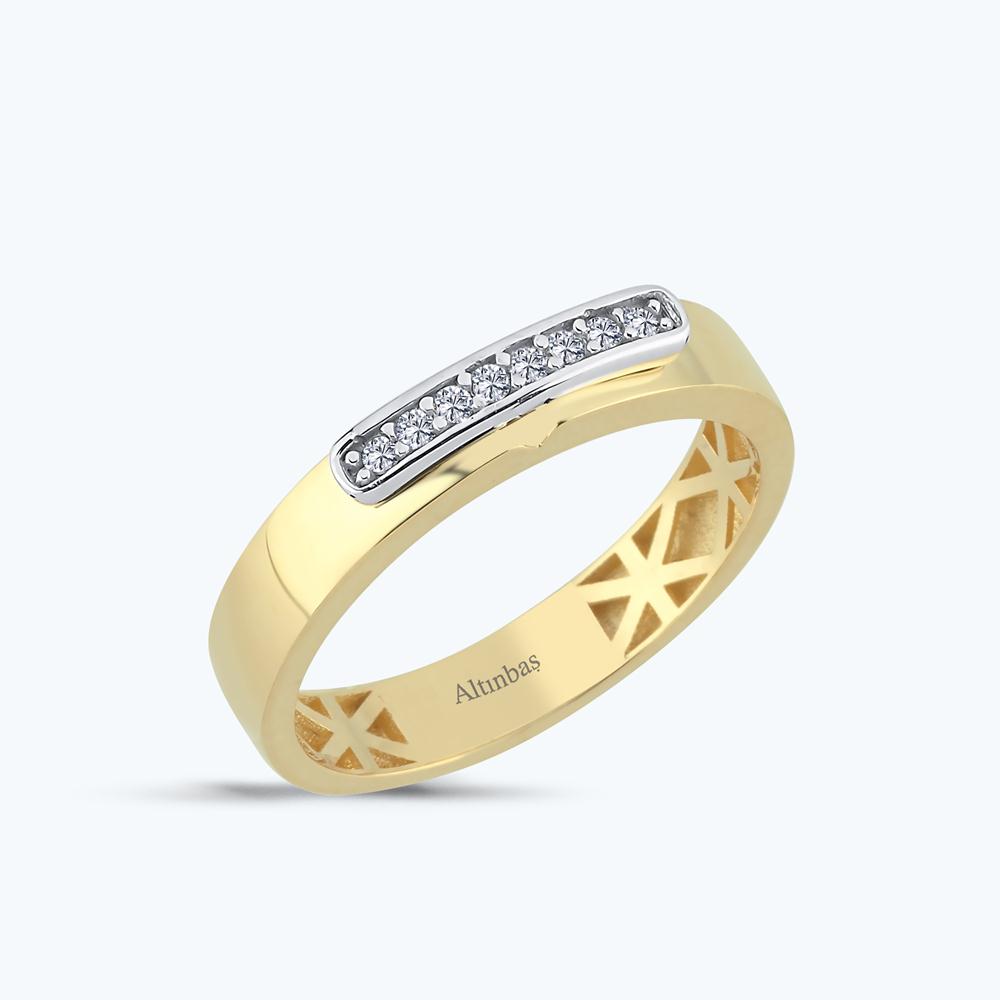Altın Taşlı Yüzük