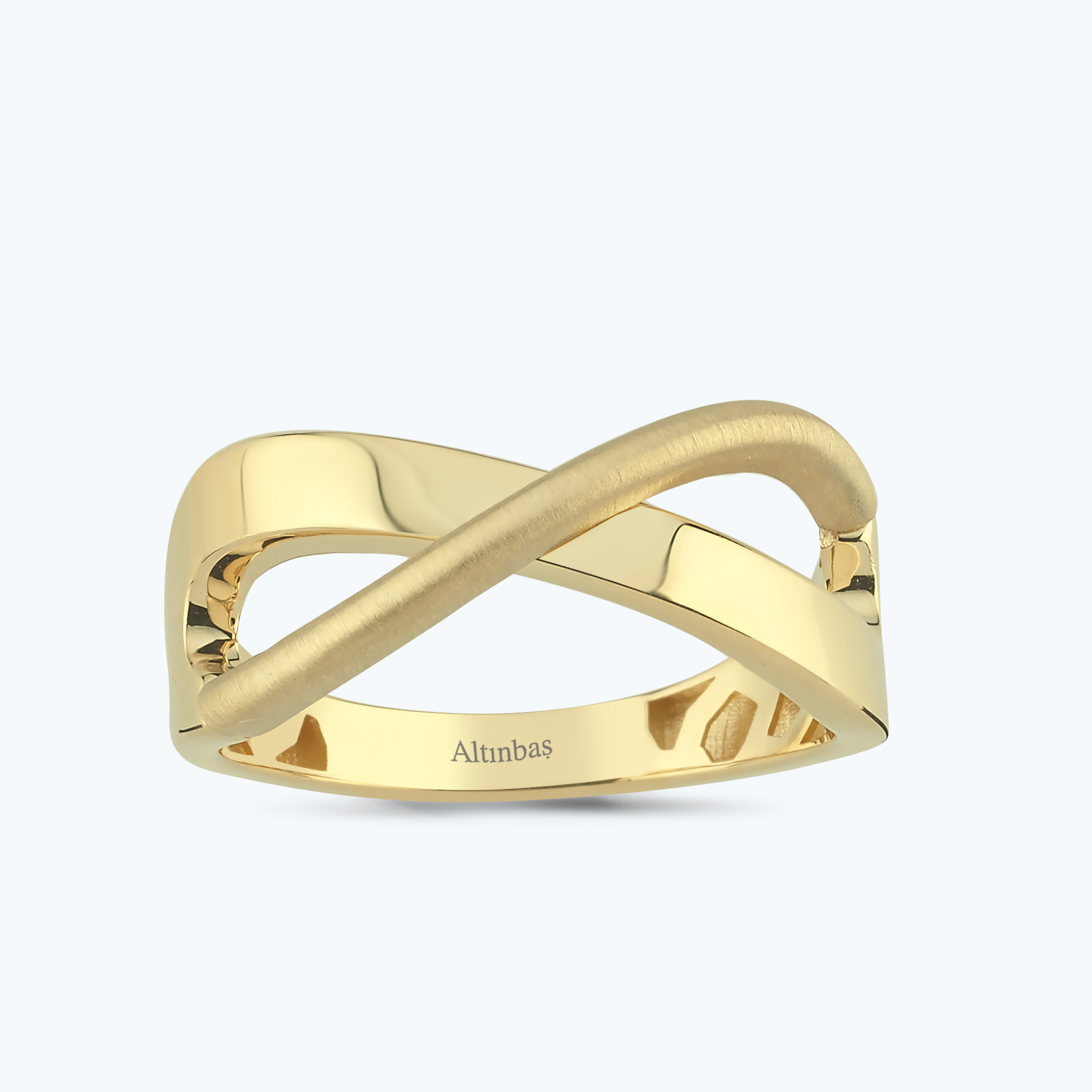 Altın Çapraz Yüzük