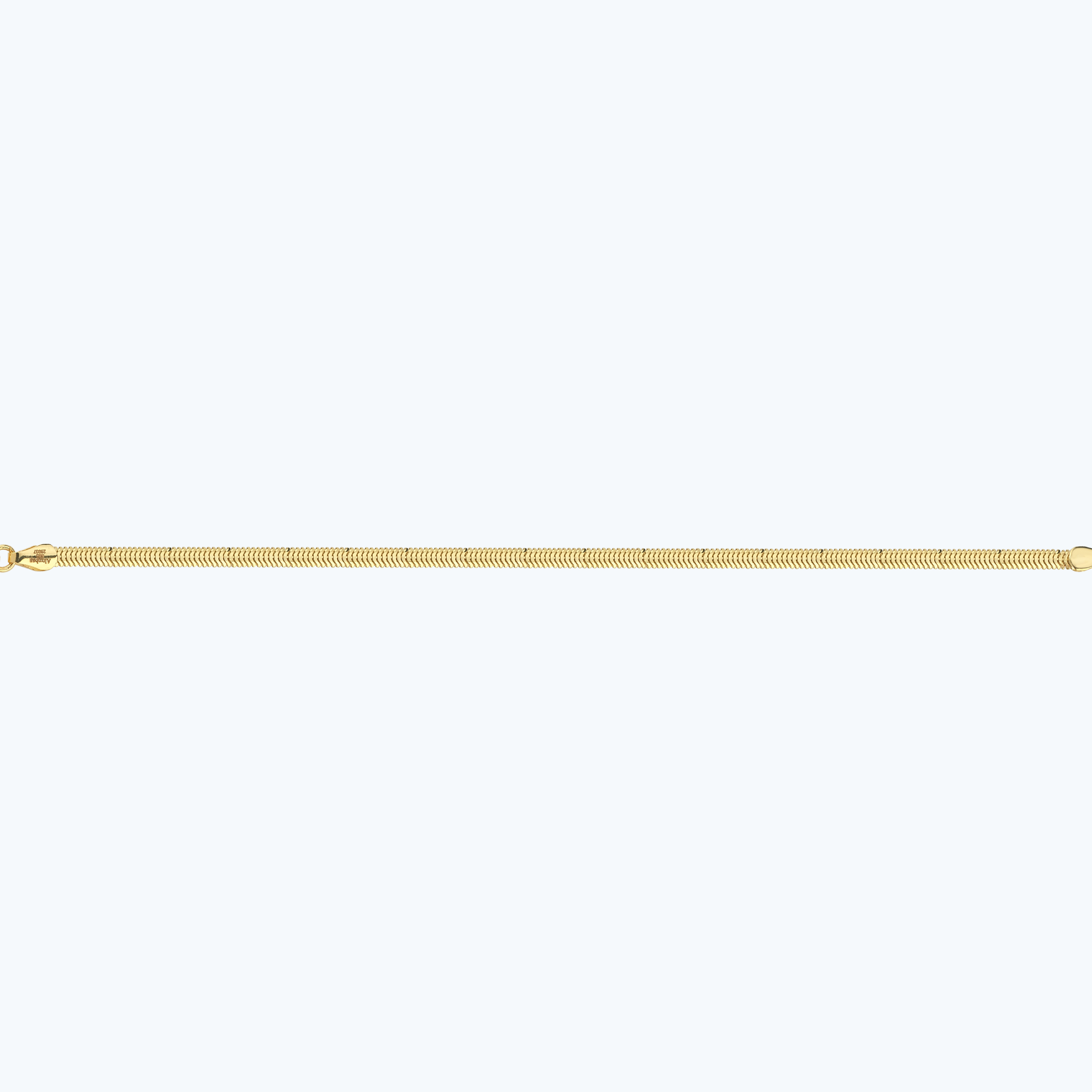 Altın Balık Sırtı Zincir Bileklik