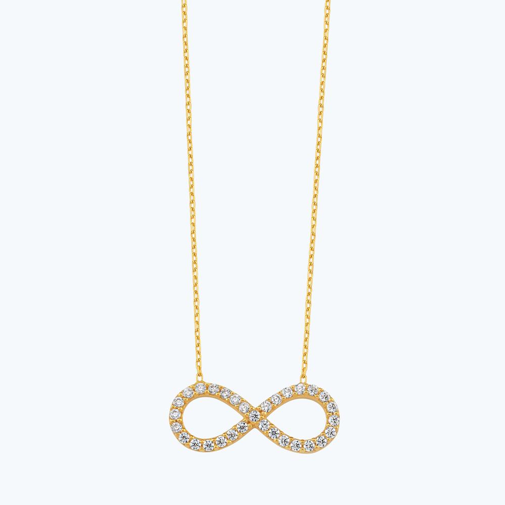 22 Ayar Altın Sonsuzluk Kolye