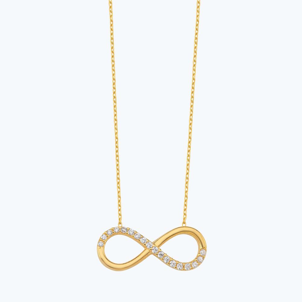 22 Ayar Altın Sonsuzluk Kolye