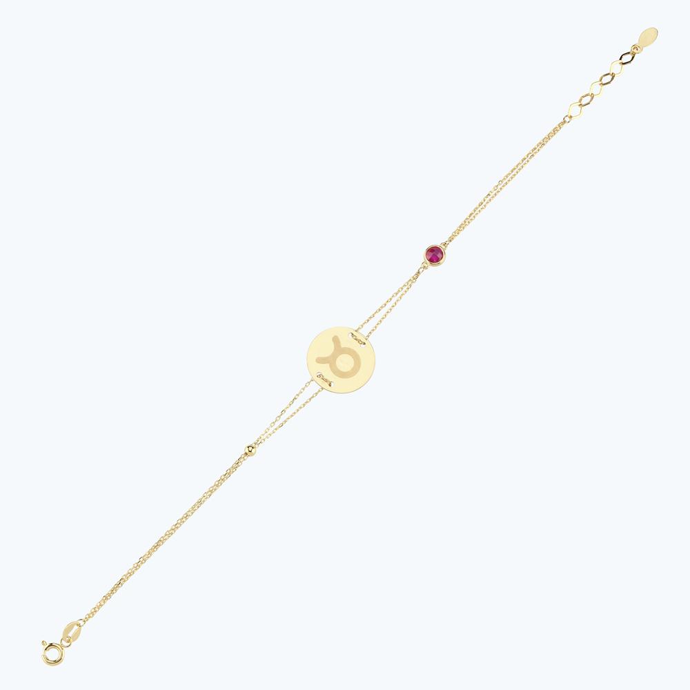 Altınbaş Burç Boğa Bileklik