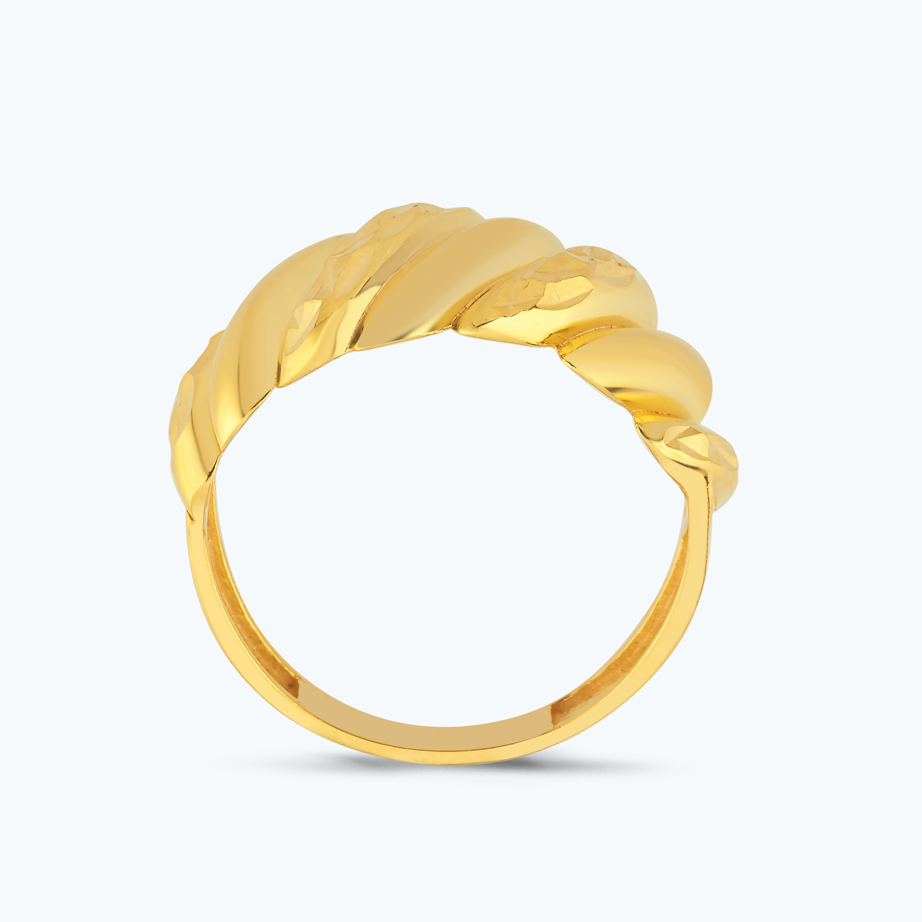 22 Ayar Altın Bombeli Yüzük