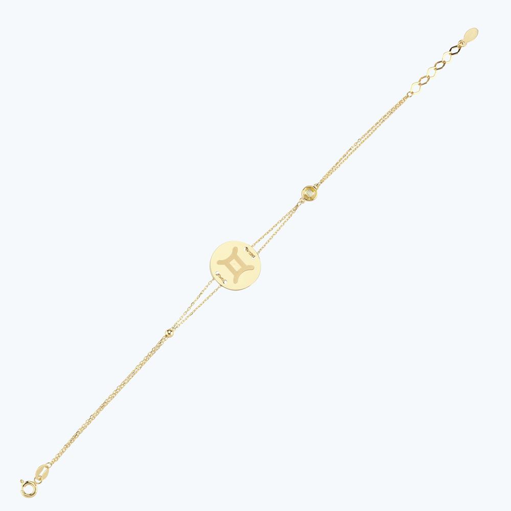 Altınbaş Burç İkizler Bileklik