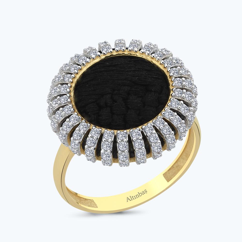 Altın Tesir Kiswa Yüzük