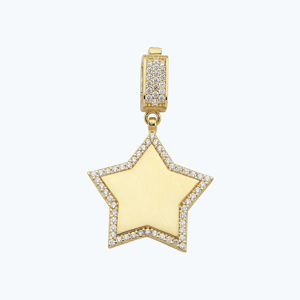 Altın Yıldız Kolye Ucu
