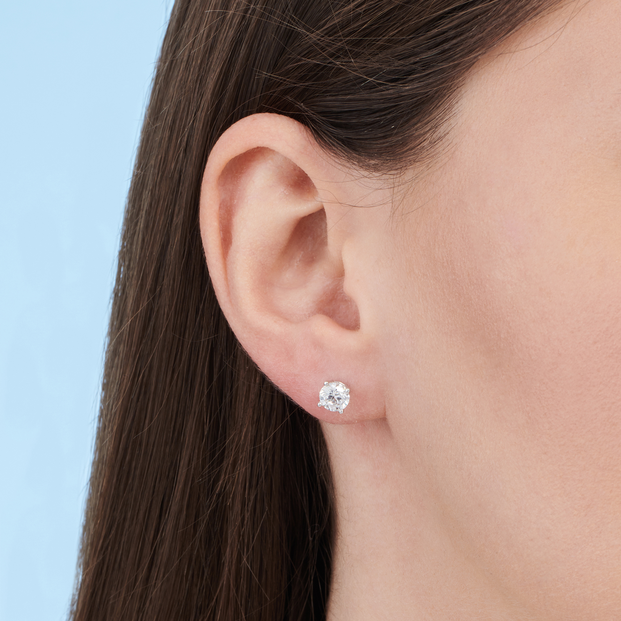 Altın Tektaş Küpe